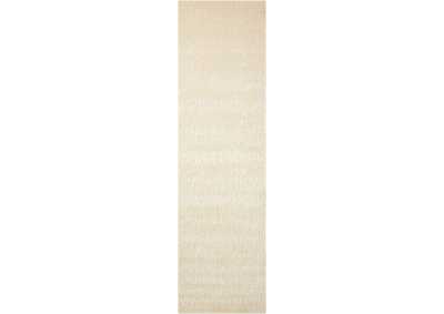 Image for Nourison Starlight STA02 White 8' Runner Hallway Rug