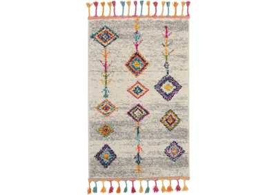 Image for Nourison Nomad 2' X 4' Grey Multicolor Scandinavian Area Rug