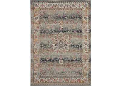 Image for Nourison Vintage Kashan VKA01 Grey Multicolor 4'x6' Oushak Area Rug