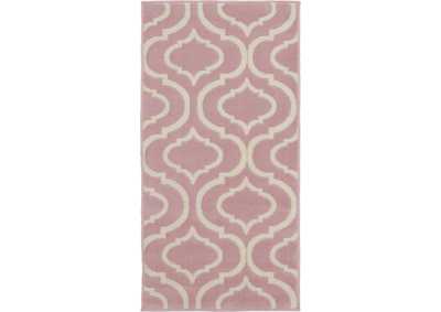 Image for Nourison Jubilant 2' x 4' Small Pink Trellis Area Rug