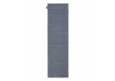 Image for Calvin Klein Jackson CK781 Slate Blue 8' Runner Striated Hallway Rug