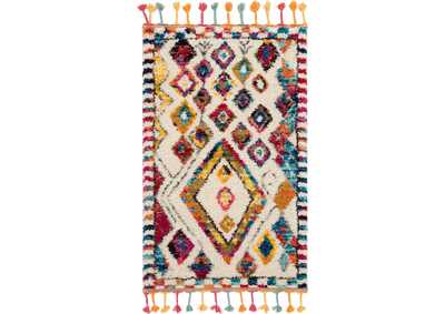 Image for Nourison Nomad 2' X 4' White Multicolor Colorful Area Rug
