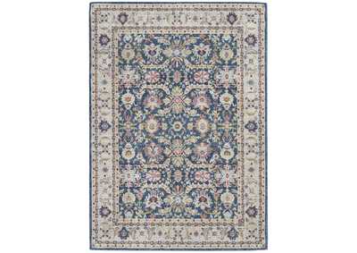 Image for Nourison Ankara Global ANR13 Navy Blue Multicolor 5'x8' Persian Area Rug