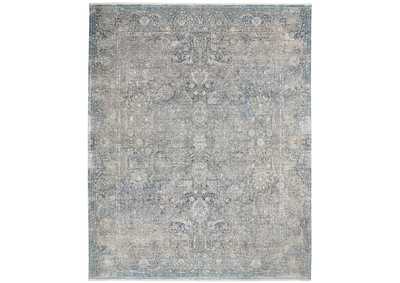 Image for Nourison Starry Nights 9' x 12' Cream and Blue Vintage Area Rug