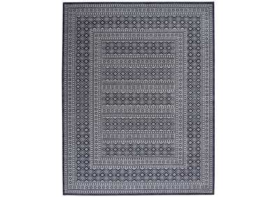 Image for Nourison Palermo 7' x 10' Navy and Grey Distressed Bohemian Area Rug