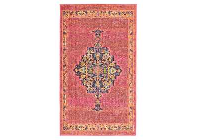 Image for Nourison Passionate 2' X 4' Pink Multicolor Boho Area Rug