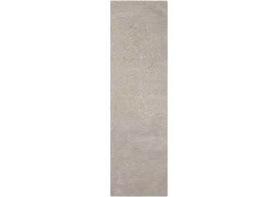 Image for Nourison Opaline OPA08 Grey 8' Runner Hallway Rug