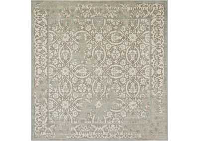 Image for Nourison Euphoria EUP05 Grey 5' Square Area Rug