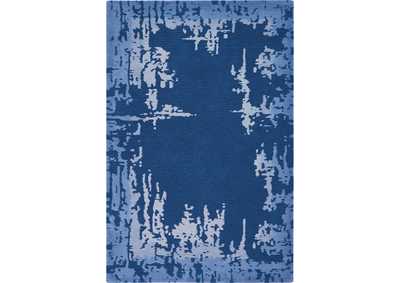 Image for Nourison Symmetry SMM02 Navy Blue 4'x6' Area Rug
