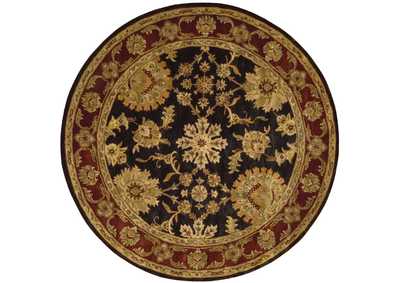 Image for Nourison Jaipur JA18 Black Multicolor 8' Round Rug