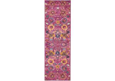 Image for Nourison Passion PSN01 Pink 6' Runner Hallway Rug