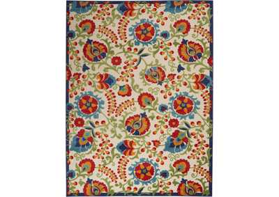 Image for Nourison Aloha ALH17 Multicolor 8'x11' Oversized Indoor-outdoor Rug