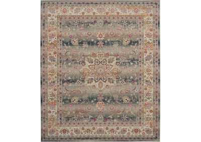 Image for Nourison Vintage Kashan VKA01 Grey Multicolor 9'x12' Rug