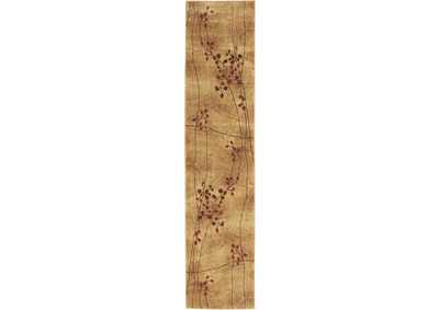 Image for Nourison Somerset ST74 Brown 10' Runner Hallway Rug