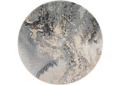 Image for Nourison Maxell MAE08 Grey 5' Round Area Rug