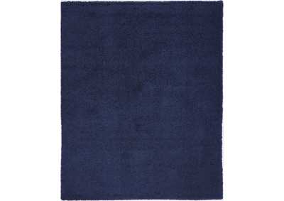 Image for Nourison Malibu Shag MSG01 Dark Blue 8'x10' Large Rug
