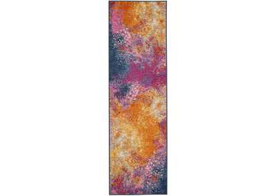 Image for Nourison Passion PSN10 Multicolor 8' Runner Hallway Rug