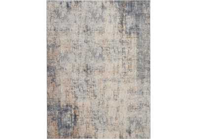 Image for Nourison Rustic Textures RUS01 Grey and Beige 8'x11' Oversized Rug
