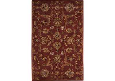 Image for Nourison India House IH83 Red 5'x8' Area Rug