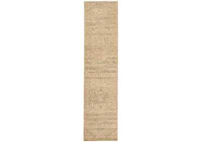 Image for Nourison Silk Elements SKE14 Beige 10' Runner Hallway Rug