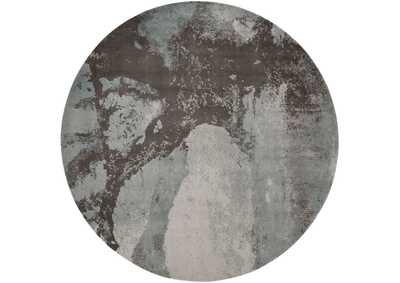 Image for Nourison Twilight TWI07 Grey 8' Round Large Rug