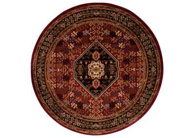 Image for Nourison Paramount PAR21 Red 5' Round Area Rug