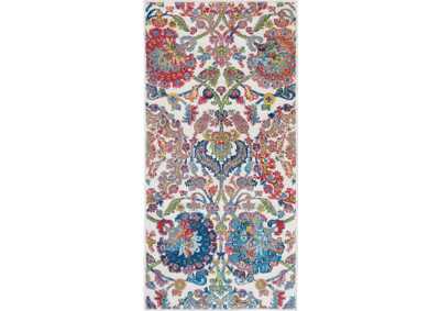 Image for Nourison Ankara Global ANR06 Blue and Ivory French Country Area Rug