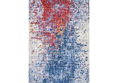 Image for Nourison Twilight TWI25 Red and Blue 9'x12' Oversized Rug