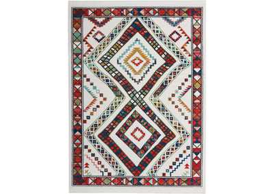 Image for Nourison South Western NAV02 White Multicolor 9'x13' Oversized Rug