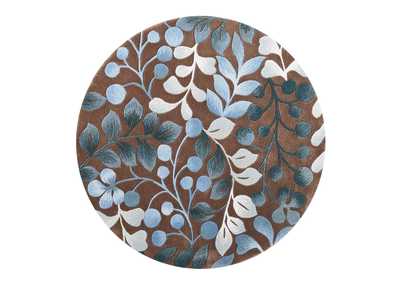 Image for Nourison Contour CON02 Brown 5' Round Area Rug