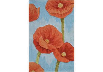 Image for Nourison Contour 2'x4' Blue Area Rug