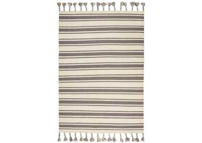 Image for Nourison Rio Vista DST01 Grey and White 5'x8' Area Rug