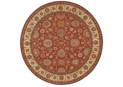 Image for Nourison Living Treasures LI05 Brown 8' Round Rug