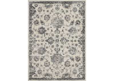 Image for Nourison Fusion FSS15 Cream and Grey 5'x7' Vintage Area Rug