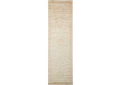 Image for Nourison Luminance LUM04 Beige and Green 8' Runner Hallway Rug