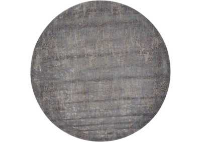 Image for Nourison Twilight TWI05 Slate Blue and Grey 8' Round Large Rug