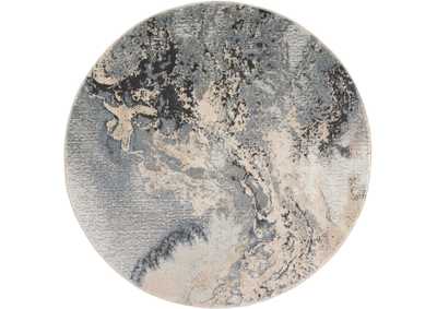 Image for Nourison Maxell MAE08 Grey 4' Round Area Rug