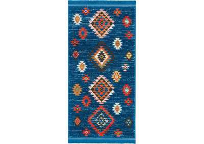 Image for Nourison South Western 2' X 4' Blue Southwestern Tribal Area Rug