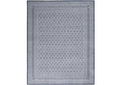 Image for Nourison Palermo 7' x 10' Blue and Grey Distressed Bohemian Area Rug