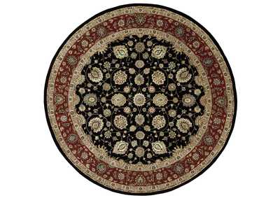 Image for Nourison 2000 2017 Black 8' Round Area Rug
