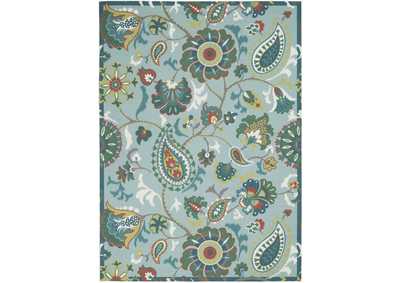 Image for Waverly Sun N Shade SND73 Blue Multicolor 5'x8' Beach Area Rug