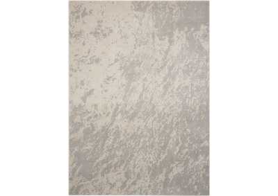 Image for Nourison Maxell MAE12 Grey and White 5'x7' Area Rug