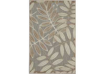 Image for Nourison Aloha 3'x4' Cream Patio Area Rug