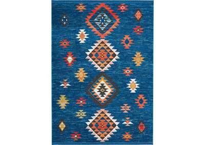 Image for Nourison South Western NAV07 Blue 8'x11' Oversized Rug