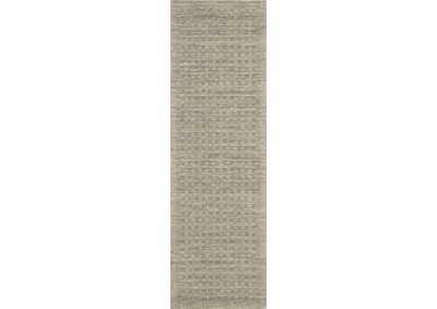 Image for Nourison Marana MNN01 Beige 8' Runner Wool Hallway Rug