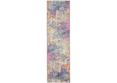 Image for Nourison Passion 10' Runner Ivory Multicolor Area Rug