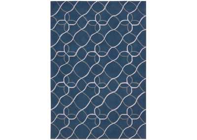Image for Nourison Contour CON41 Blue 8'x11' Rug