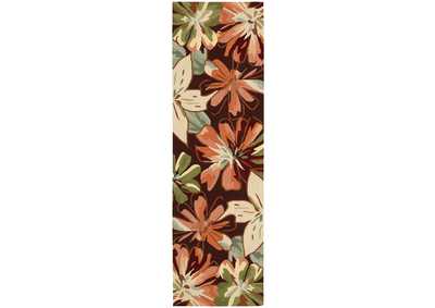 Image for Nourison Fantasy FA16 Multicolor 8' Runner Hallway Rug