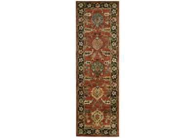 Image for Nourison Jaipur JA35 Red Multicolor 8' Runner Hallway Rug
