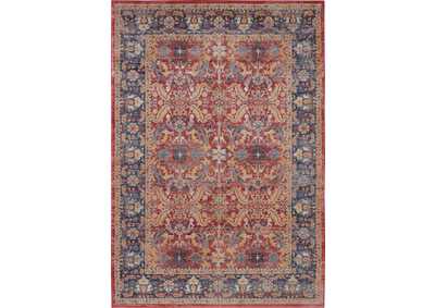 Image for Nourison Ankara Global ANR02 Red and Blue Multicolor 4'x6' Persian Area Rug